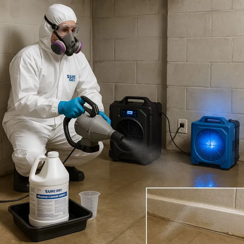 Sanitization and Odor Removal process in Glendale Heights, IL